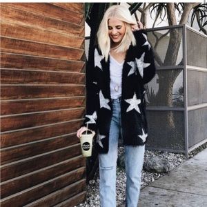 Show Me Your MuMu star cardigan sweater Midnight Sky